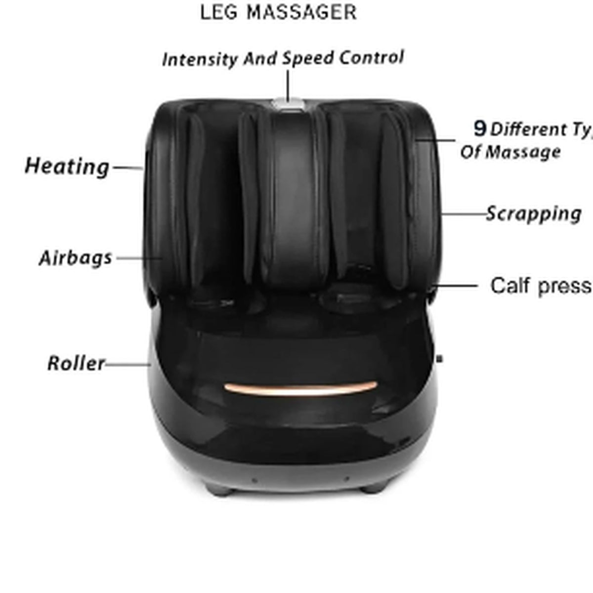 🪔 Navratri Offer: Foot & Calf Massager (Heat + Air Compression)