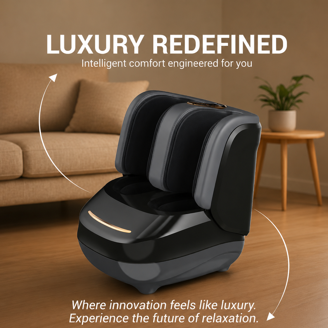 Premium Foot Massager with Heat & Air Compression